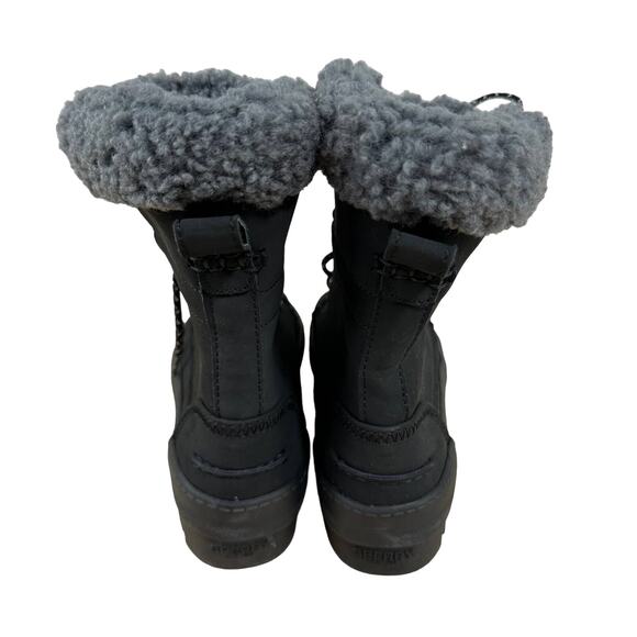 Sperry NWOB Juneau Lace Up Black Winter Boots STS86817 Size 5.5 Waterproof Suede - Picture 3 of 8